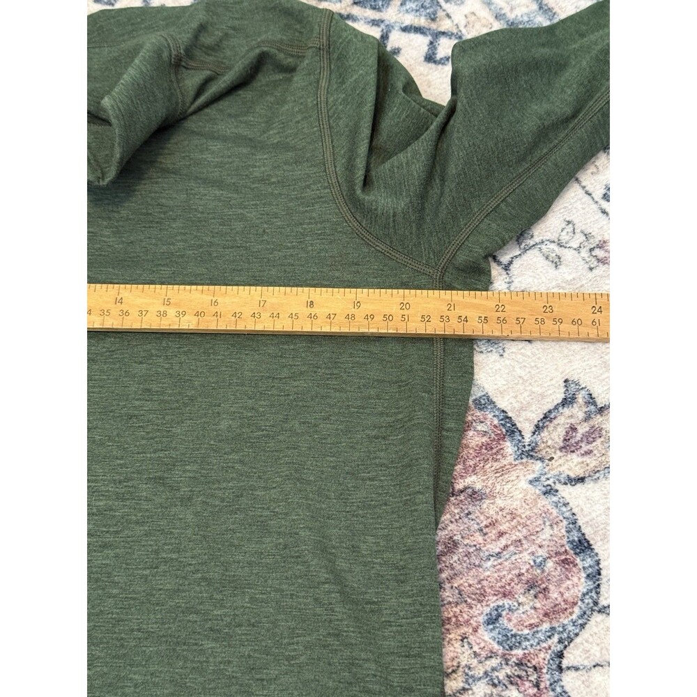 REI Co-op Women's Midweight Base Layer Half-Zip Long Sleeve Top 1X Green Outdoor - Picture 6 of 8